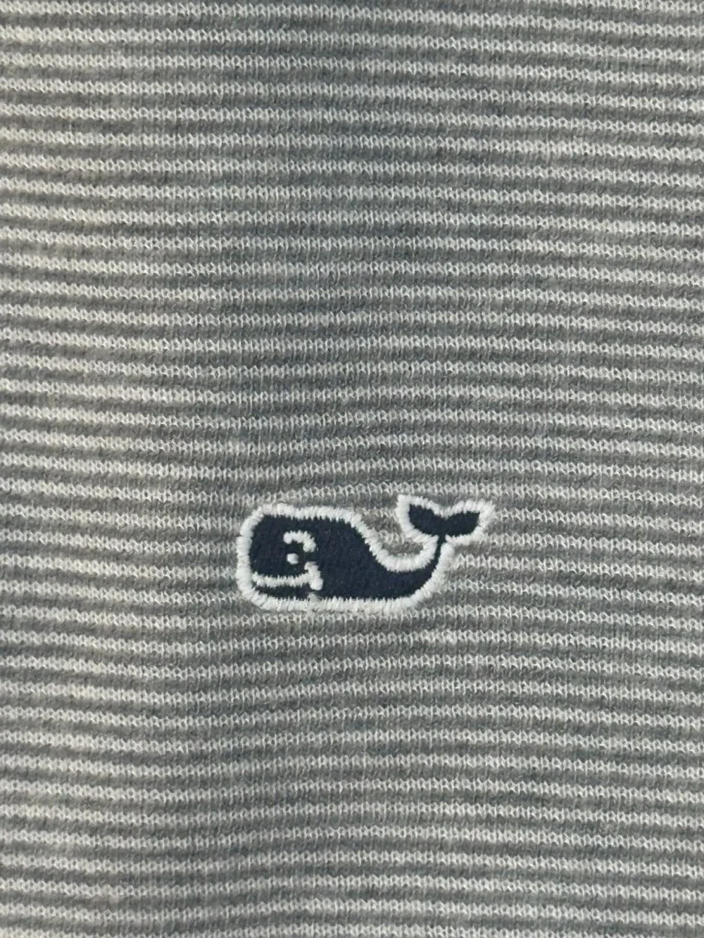 Vineyard Vines Boys Quarter Zip Shep Shirt Grey Stripe Youth L (16)